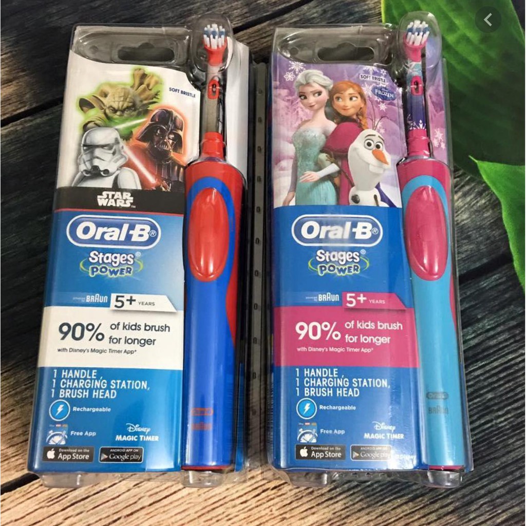 Bàn chải điện #ORAL-B cho bé từ 3Years