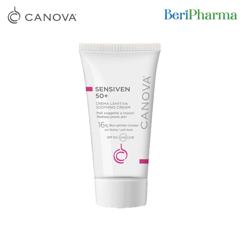 ✅ Canova Kem Làm Dịu Da, Dưỡng Ẩm Ban Ngày Dành Cho Da Nhạy Cảm Sensiven 50+ - Soothing Cream 50ML