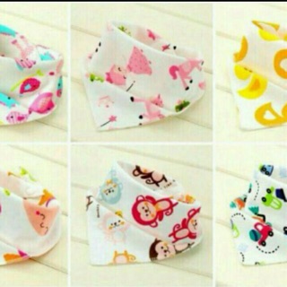 Yếm cotton 2 lớp 2 cúc bấm cho bé
