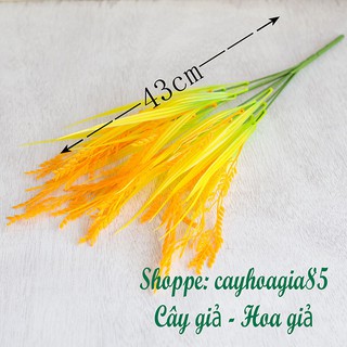 Cây giả - cây lúa nhựa