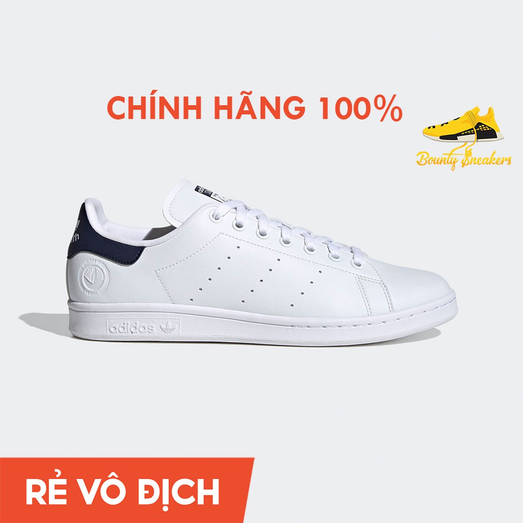 Giày Sneaker Thời Trang Nam Nữ Adidas Stansmith Vegan Fu9611 “Collegiate Navy” - Hàng Chính Hãng - Bounty Sneakers