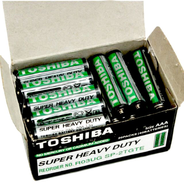 Pin Toshiba AAA - pin 3A - Hàng chính hãng - Hộp 40 viên (Sỉ Inbox - Cực rẻ)