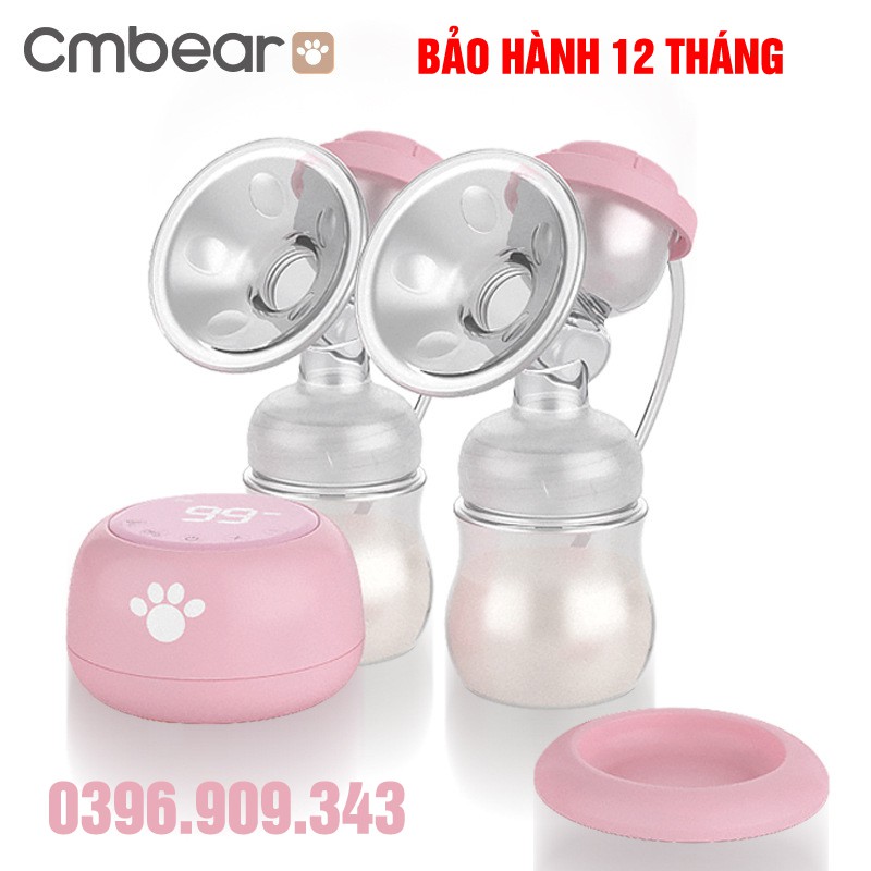 Máy hút sữa điện đôi Cmbear ZRX-0628 có pin sạc