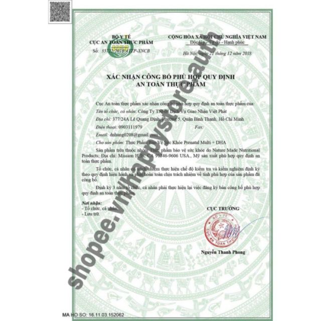 VITAMIN TỔNG HỢP CHO BÀ BẦU Prenatal Multi DHA, 150 viên, USA.