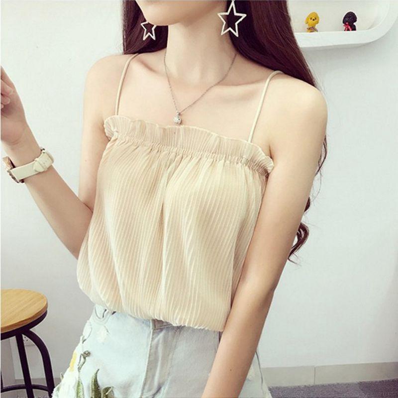 Áo chiffon nữ cúp ngực trễ vai quyến rũ