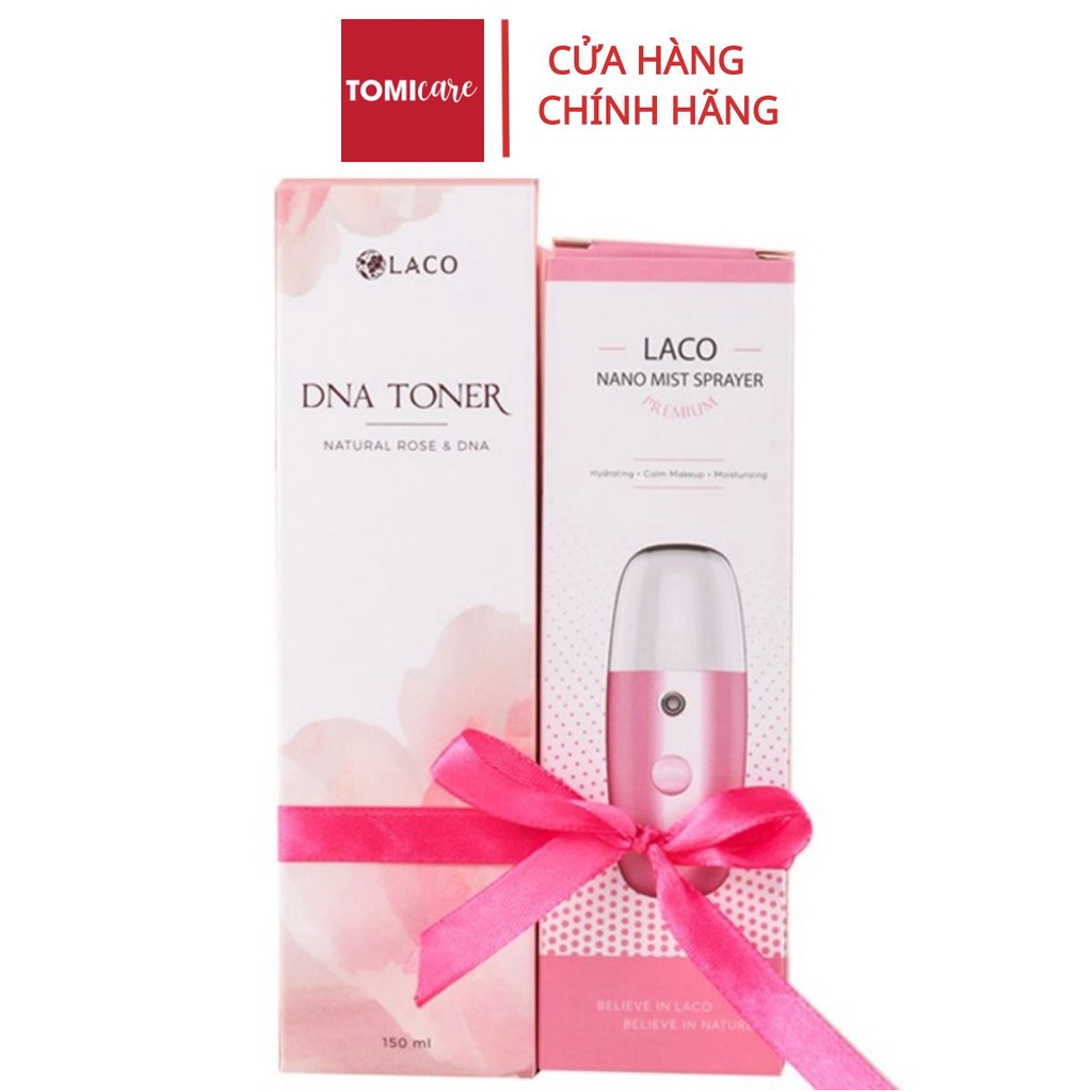 Nước hoa hồng toner DNA cá hồi 150ml LACO cấp ẩm tức thì cho da