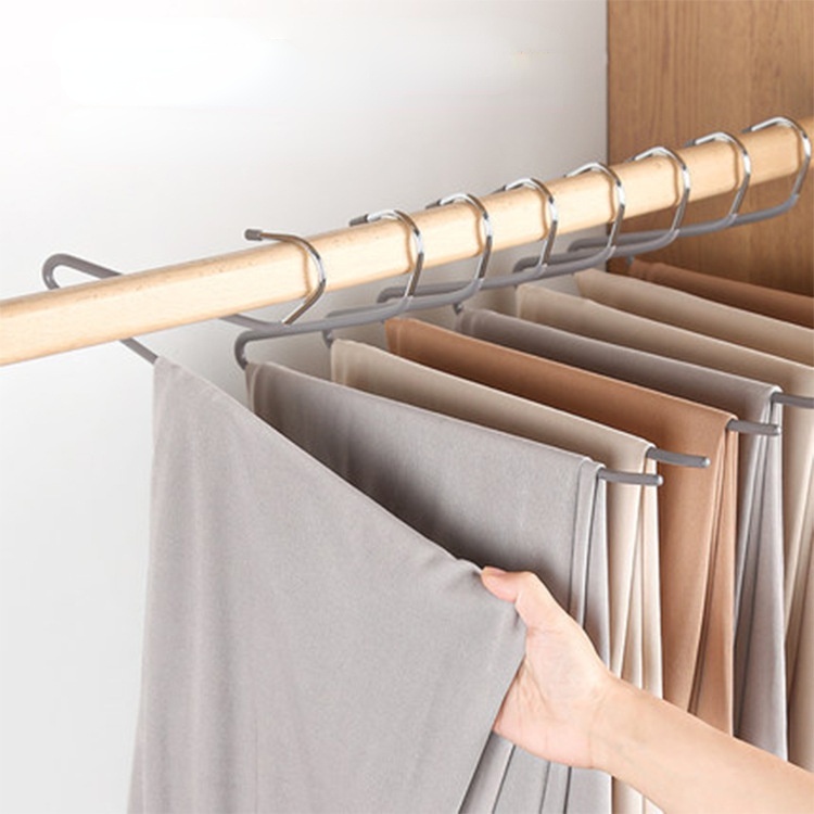 Móc Treo Quần Áo Kẹp Phơi Quần Dài Không Trượt Đa Năng Chất Lượng Cao Cho Nhà Tắm / Giá Treo Khăn / Móc Treo Quần Áo