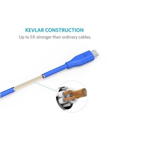 Cáp sạc ANKER Powerline Micro-USB 1.8m A8133H31 (Xanh)