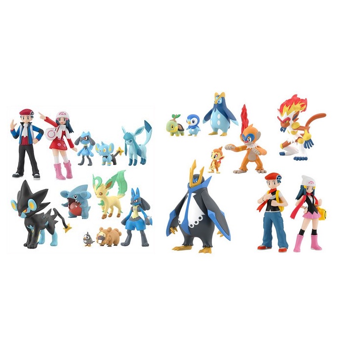 Mô hình pkm scale world Sinnoh 1/20 Bandai