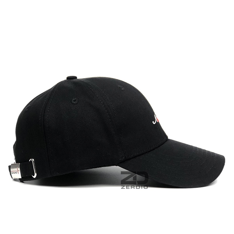 Nón kết, mũ lưỡi trai nam, nữ Novams màu đen, hồng chất liệu cotton dày dặn