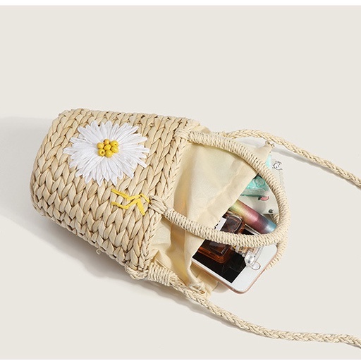 Mới Túi Đeo Vai Đan Lát Thiết Kế Xinh Xắn Cho Nữ