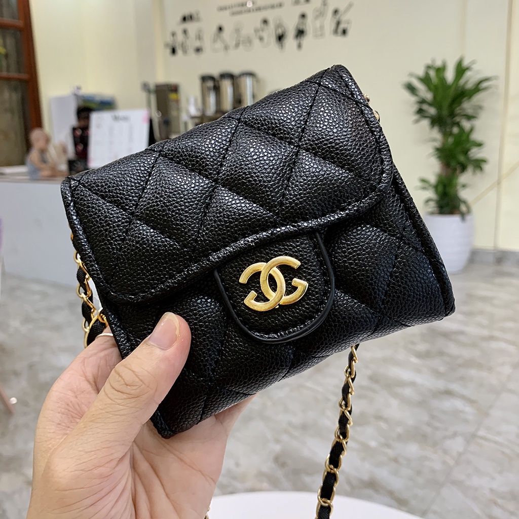 Túi ví đeo chéo chất liệu da gạo loại đẹp