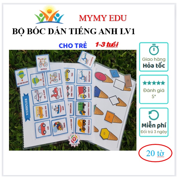 20 trang, nhiều từ vựng, hình ảnh minh họa sinh động, xinh xắn.
