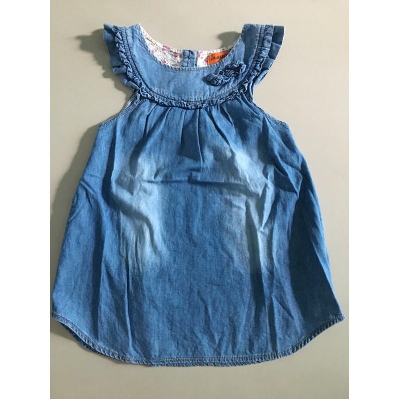 Thanh lý - Đầm jean bé gái 3-4t