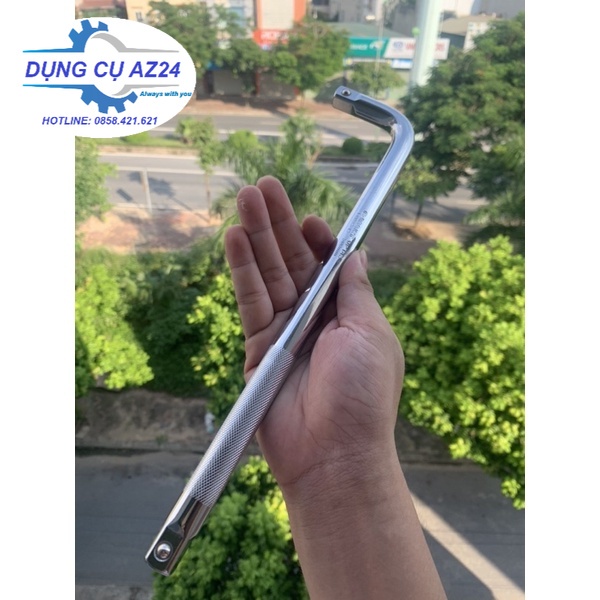 Tay vặn, cần vặn đầu tuýp, đầu khẩu chữ L 1/2" 300mm/12" C-MART F0032-12 dungcucamtay8686 (Đài Loan)