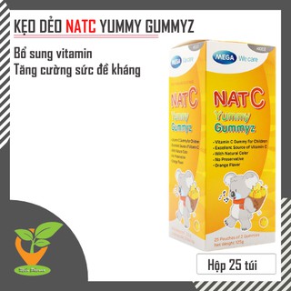 Kẹo dẻo Nat C Yummy Gummyz - Vitamin C