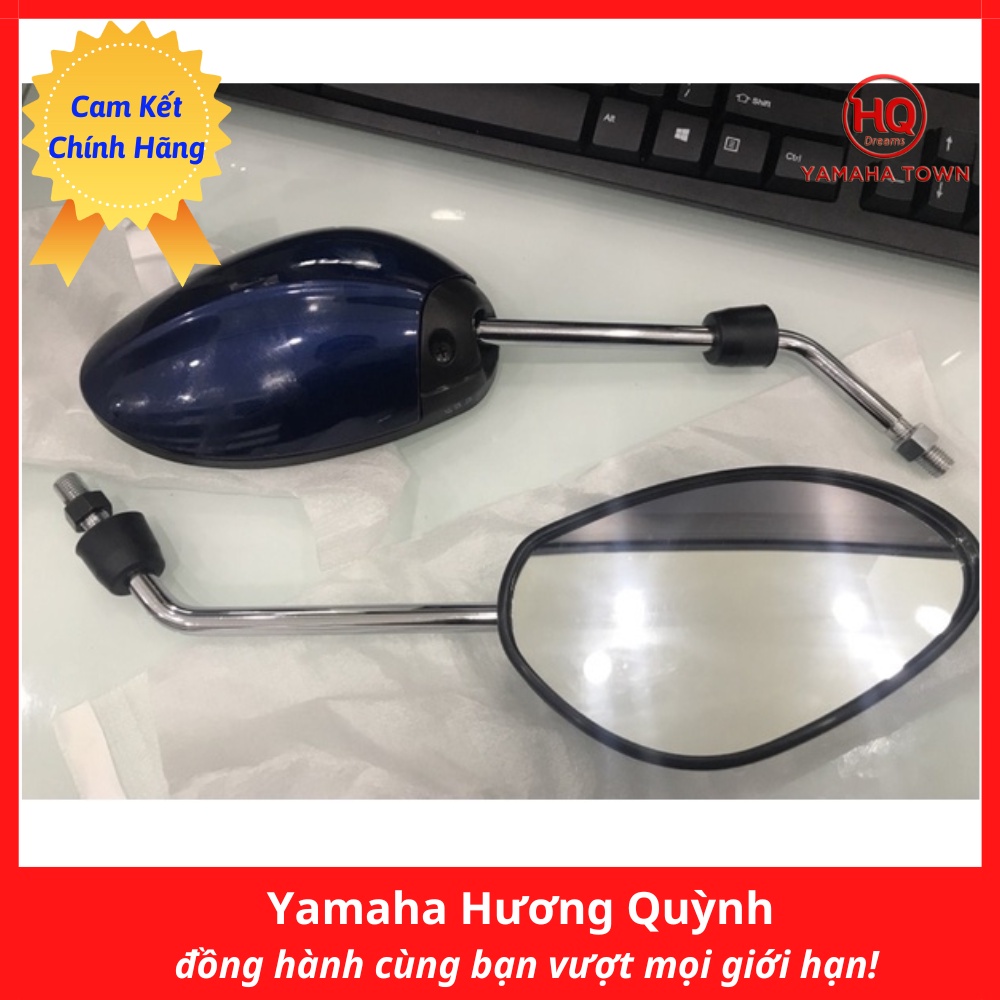 Gương chiếu hậu Grande  (xanh 0996) dùng cho xe Grande chính hãng Yamaha - Yamaha town Hương Quỳnh