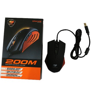 Chuột gaming Cougar 200M - Đen Cam
