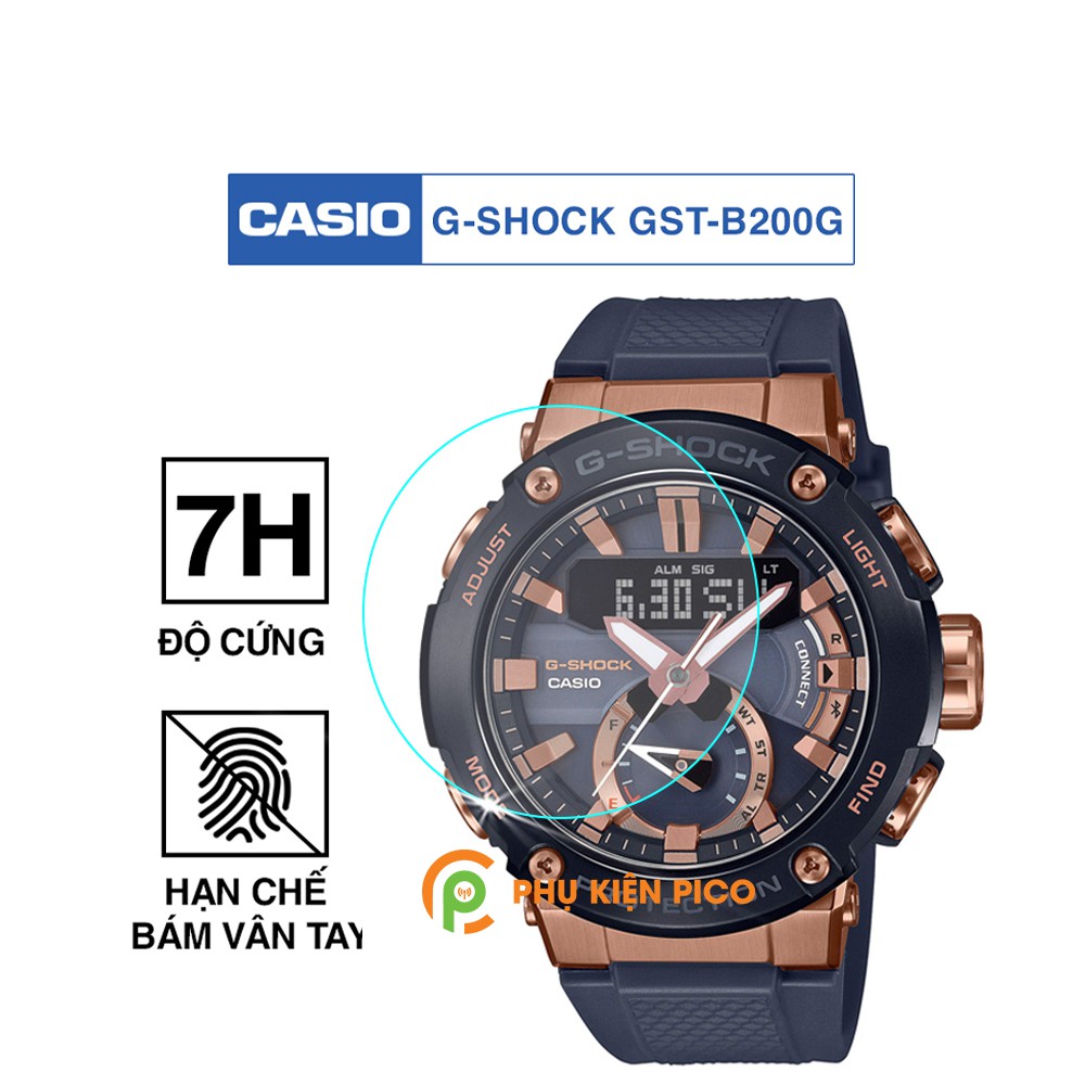 Cường lực đồng hồ Casio G-Shock GST-B200G độ cứng 7H chống trầy xước – Dán màn hình Casio G-Shock GST-B200G