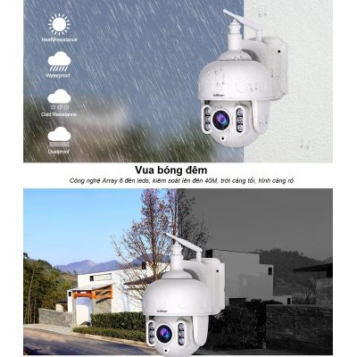 Camera IP Wifi SriHome SH028 3.0Mpx zoom quang 5x có thể cho phép bạn lựa chọn 4 camera để xem cùng lúc | BigBuy360 - bigbuy360.vn