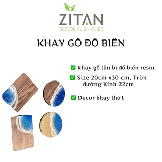 [XẢ LỖ]- Khay gỗ óc chó các mẫu thanh lý
