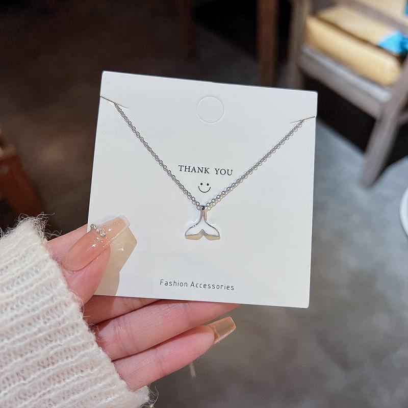 XiaoboACC Vòng Cổ Mặt Đuôi Cá - 38cm+6cm