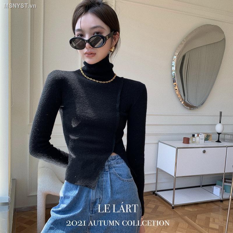 Áo sweater dệt kim cổ cao tay dài xẻ tà phong cách Hàn Quốc thời trang thu đông cho nữ 15 ngày
 | BigBuy360 - bigbuy360.vn