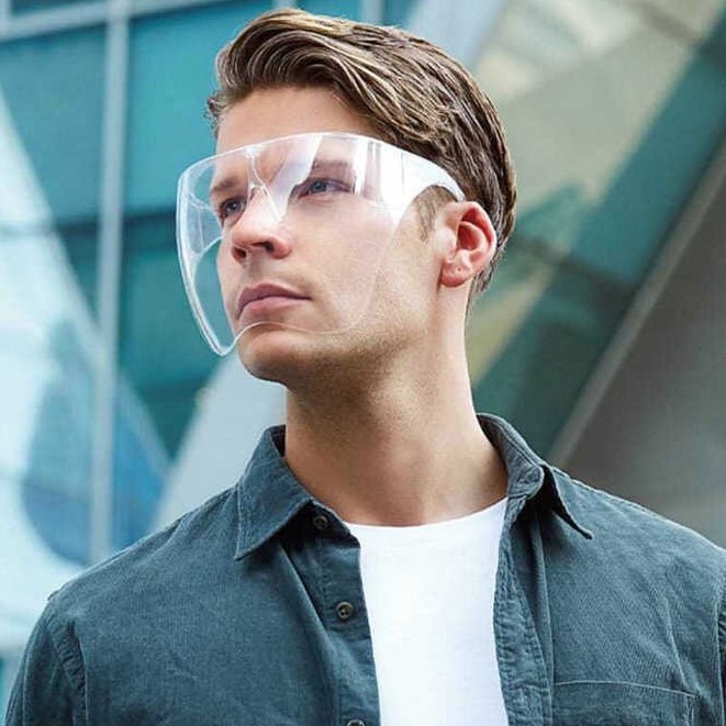Kính Chống Giọt Bắn Phòng Dịch Bảo Hộ FACE SHIELD Trong Suốt | BigBuy360 - bigbuy360.vn