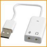 [Siêu khuyến mại] Cáp chuyển đổi usb soud 7.1 có dây. chuyển từ usb ra tai nghe,loa giá tốt,bảo hành 6 tháng