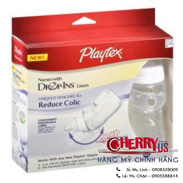 Bình sữa không đáy Playtex (bình du lịch) loại 118ml