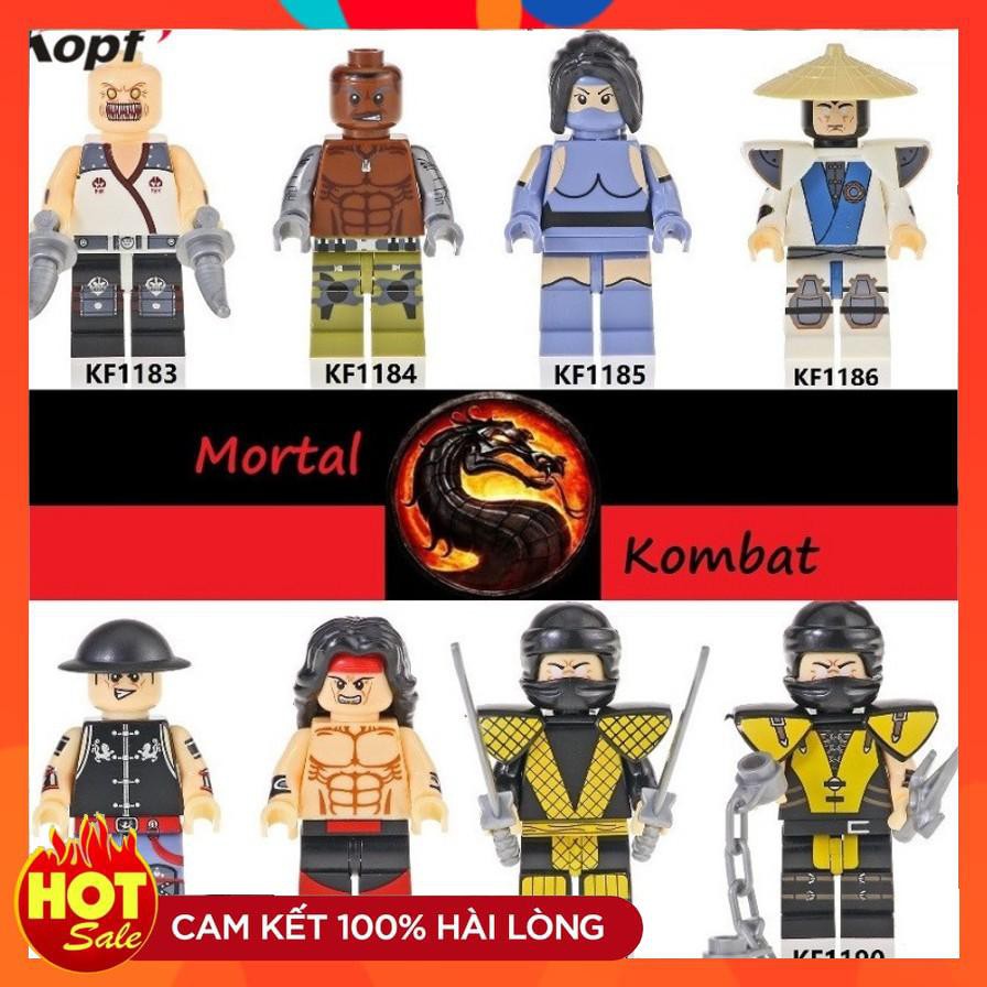 Đồ Chơi Minifigures Các Mẫu Nhân vật Game Rồng Đen - Mortal Kombat KF6094