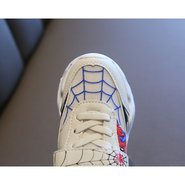 GIÀY SPIDER MAN - NGƯỜI NHỆN THỂ THAO SIÊU NHẸ ĐỦ SIZE CHO BÉ TỪ 3-6 TUỔI