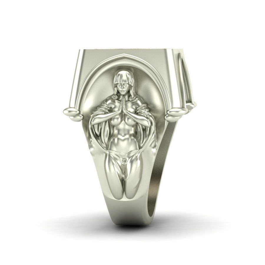 Nhẫn họa tiết nữ thần phong cách cổ điển thời trang 2020 | BigBuy360 - bigbuy360.vn