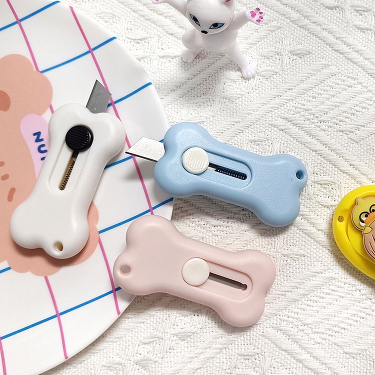 Dao rọc giấy mini hình chân mèo haki dễ thương loại tốt cao cấp