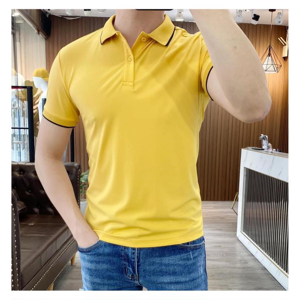 Áo phông nam có cổ đẹp tay ngắn cao cấp thời trang AT02 | BigBuy360 - bigbuy360.vn