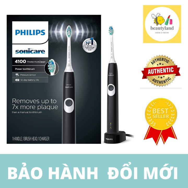 (Bảo Hành 1 đổi 1) Bàn chải điện Philips Sonicare ProtectiveClean 4100