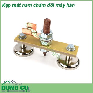 Kẹp mát nam châm đôi máy hàn
