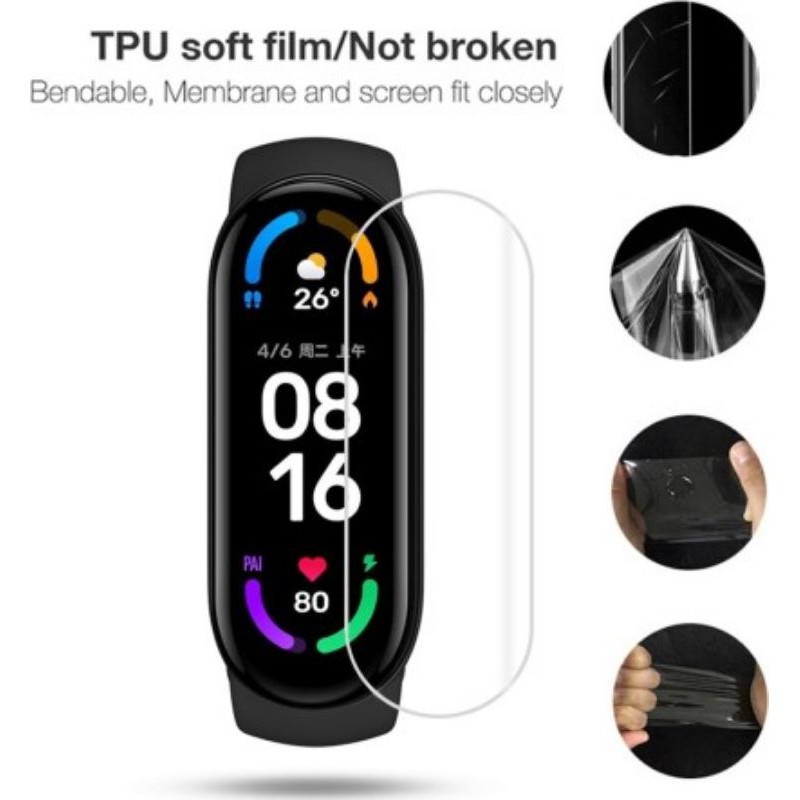 Bộ 2 miếng dán màn hình cho Xiaomi Miband ( Xiaomi Smart Band ) 5 6 7 8