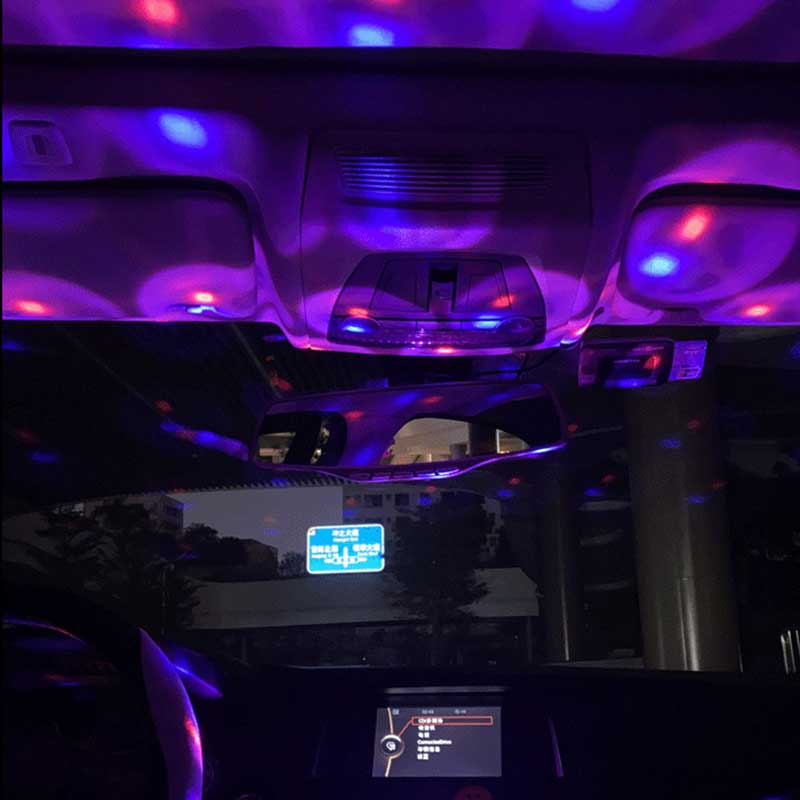 Đèn LED USB 9 Chế Độ Sáng Tạo Cho Nội Thất Xe Hơi