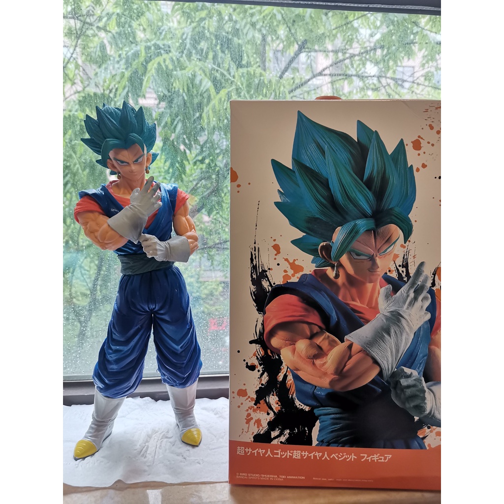 [ NHỰA ĐẶC 33CM ] Mô hình tượng đồ chơi Vegito black ssj2 blue 7 viên ngọc rồng Vegetto super saiyan figure dragon ball