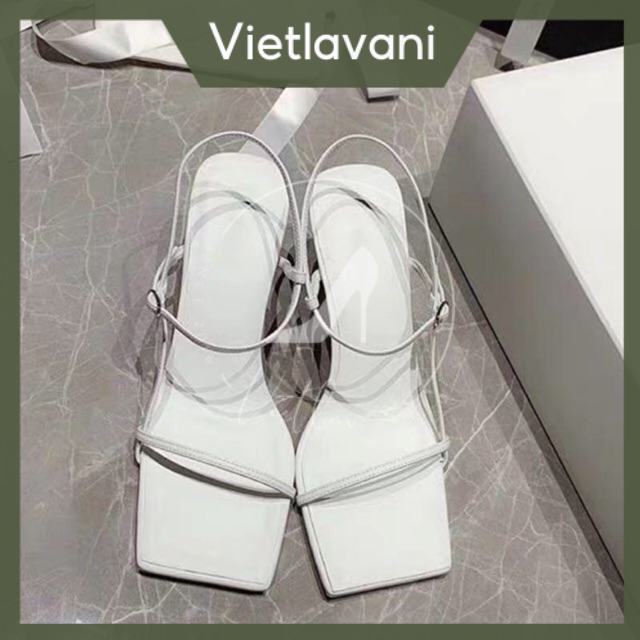 Giày sandal cao gót quai mảnh đế nhọn 7 phân S22 VIETLAVANI