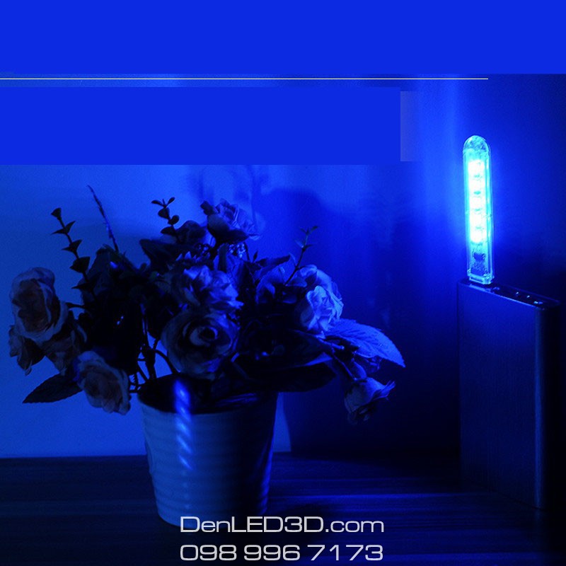 Thanh Đèn LED 5 Bóng RGB 7 Màu Nhiều Chế Độ Chớp | BigBuy360 - bigbuy360.vn