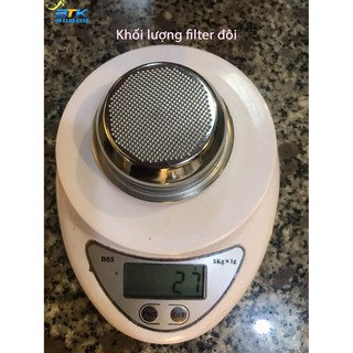 Filter double-Giỏ Lọc Đơn Đôi 58mm, MÁY PHA CÀ PHÊ