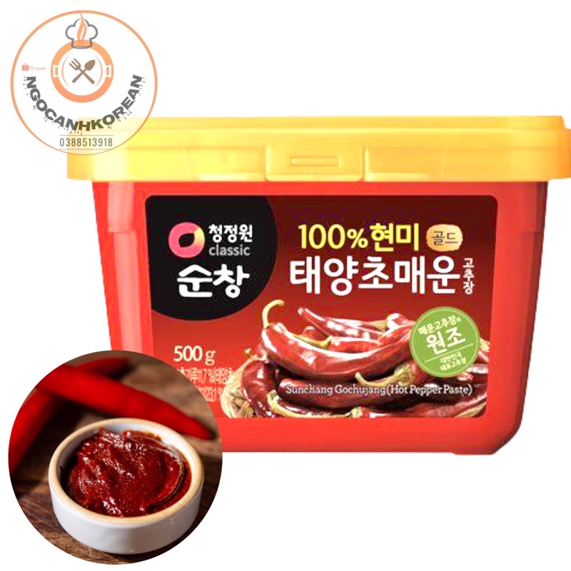 Tương ớt Taeyang Gold siêu cay Hàn Quốc 500gr/1kg