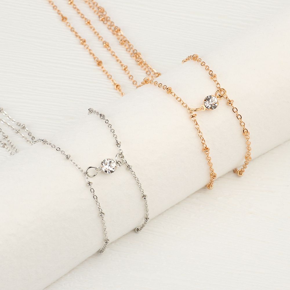 Chuỗi hạt đồng đeo hông hai lớp thời trang mùa hè quyến rũ cho nữ