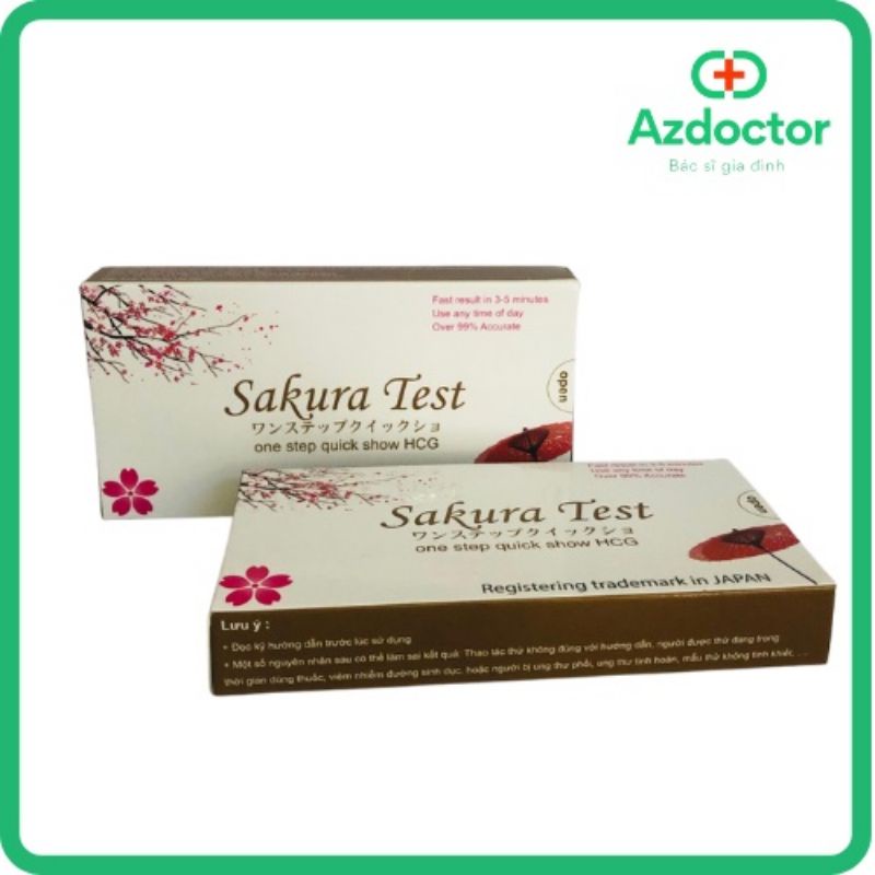 Que THỬ THAI  nhanh SakuRa Test  chính xác