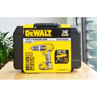 Máy khoan vặn vít động lực pin 18v dewalt dcd785d2