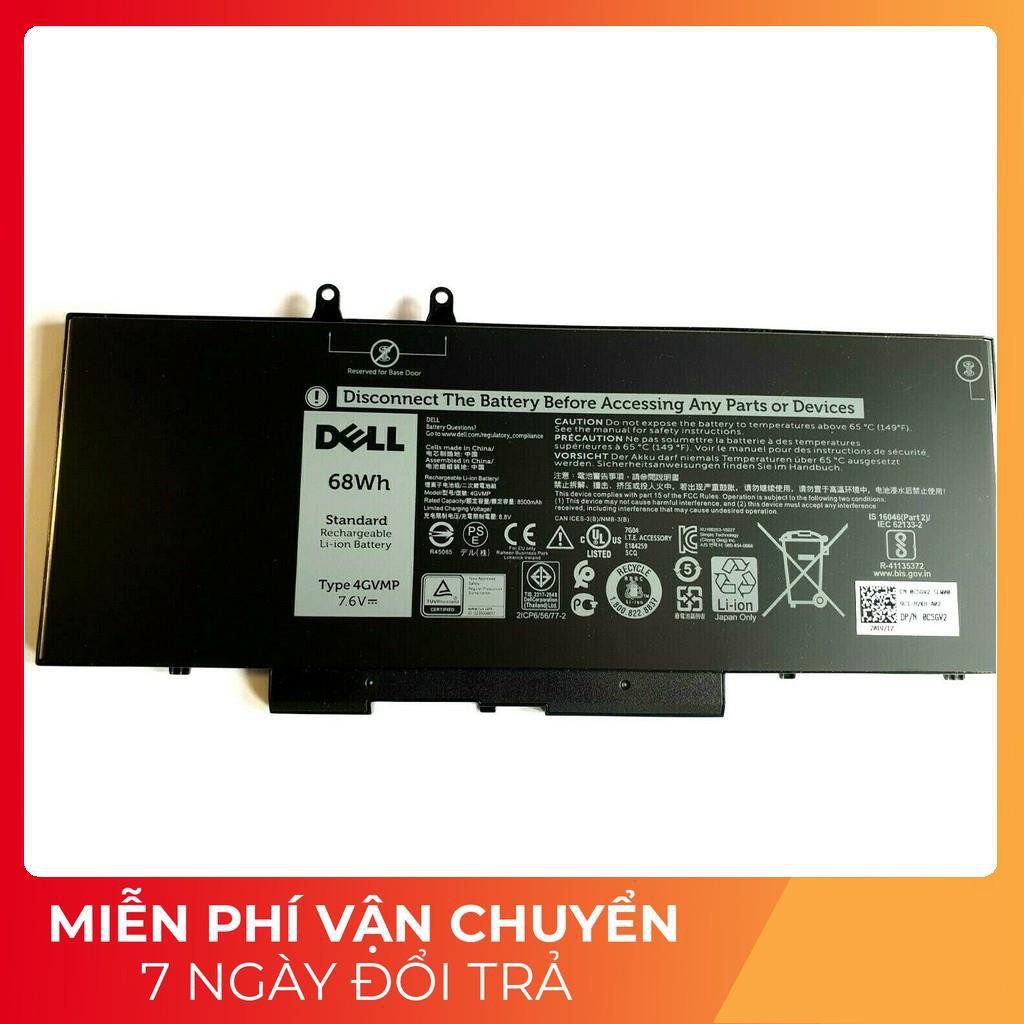 ⚡️Pin laptop Dell LATITUDE 5400 5500 PRECISION 3540 4GVMP 68W