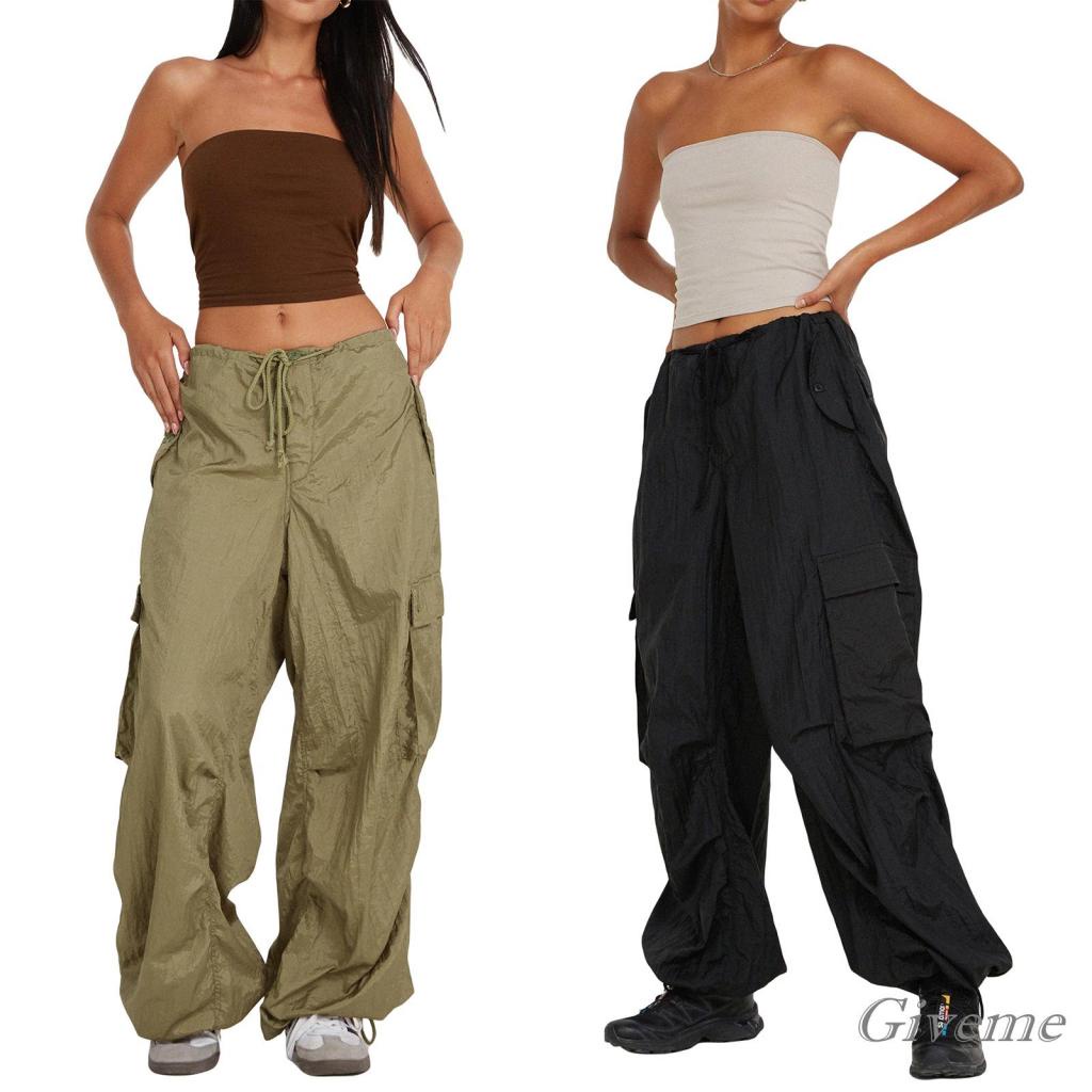 Quần Dài Nữ Lưng Thấp Dây Rút Thời Trang