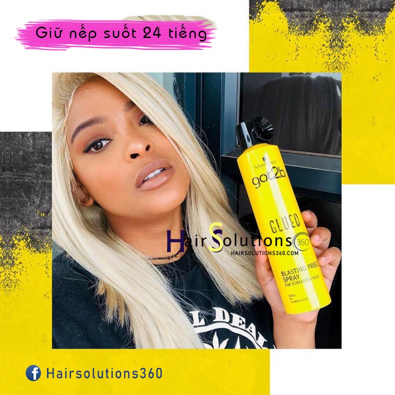 Gôm xịt tóc Got 2b Đức tạo kiểu, giữ nếp tóc hoàn hảo Schwarzkopp Got2B - Hairsolutions360